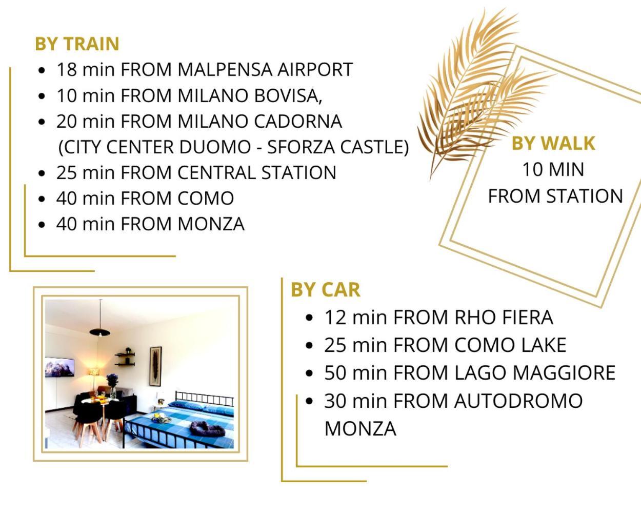 A Due Passi - 2 Milano - Como - Malpensa Aeroporto - Rho Fiera Σαρόνο Εξωτερικό φωτογραφία
